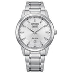 Citizen Classic Giorno Data acciaio quadrante bianco 40mm - frontale