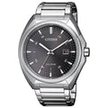 Orologio Citizen Solo Tempo quadrante brunito acciaio - frontale