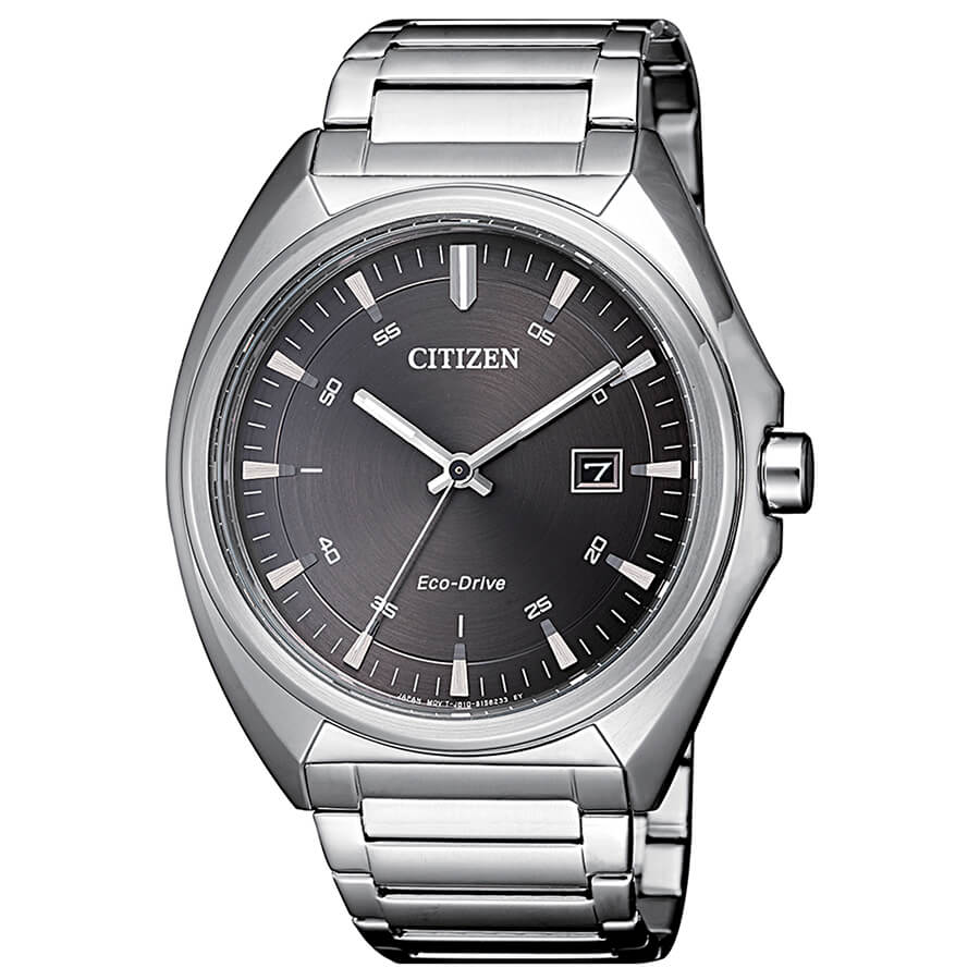 Orologio Citizen Solo Tempo quadrante brunito acciaio - frontale