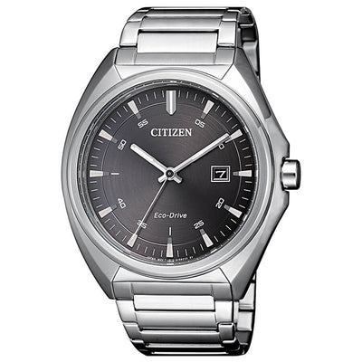Orologio Citizen Solo Tempo quadrante brunito acciaio - frontale