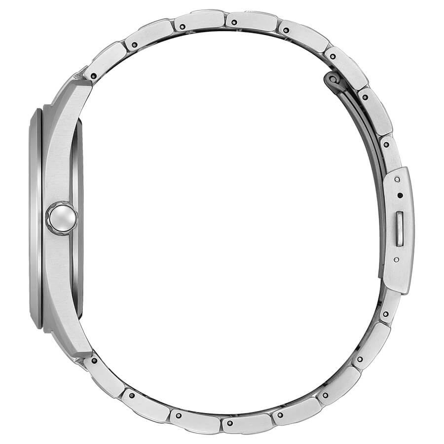 Citizen Eco-Drive Super Titanio quadrante blu 42mm - lato