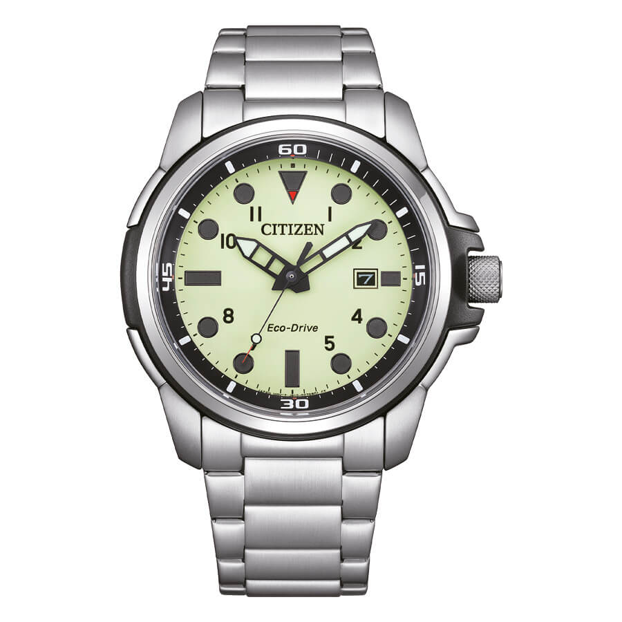 Orologio Citizen Sporty Sea acciaio full lumen 44mm - frontale