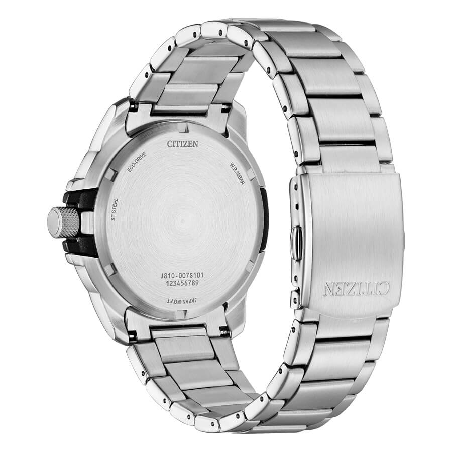 Orologio Citizen Sporty Sea acciaio full lumen 44mm - retro