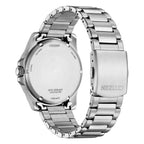 Orologio Citizen Sporty Sea acciaio quadrante nero onde - retro