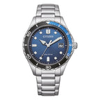 Orologio Citizen Sporty Sea acciaio quadrante blu - frontale