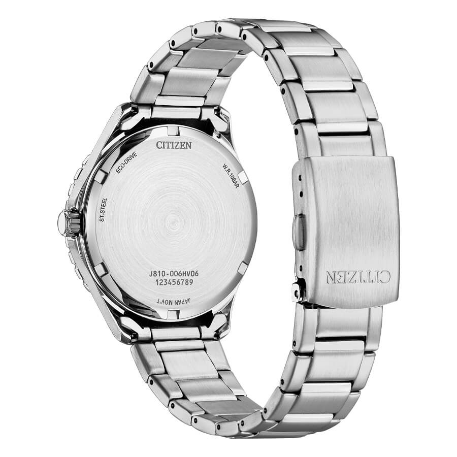 Orologio Citizen Sporty Sea acciaio quadrante blu - retro
