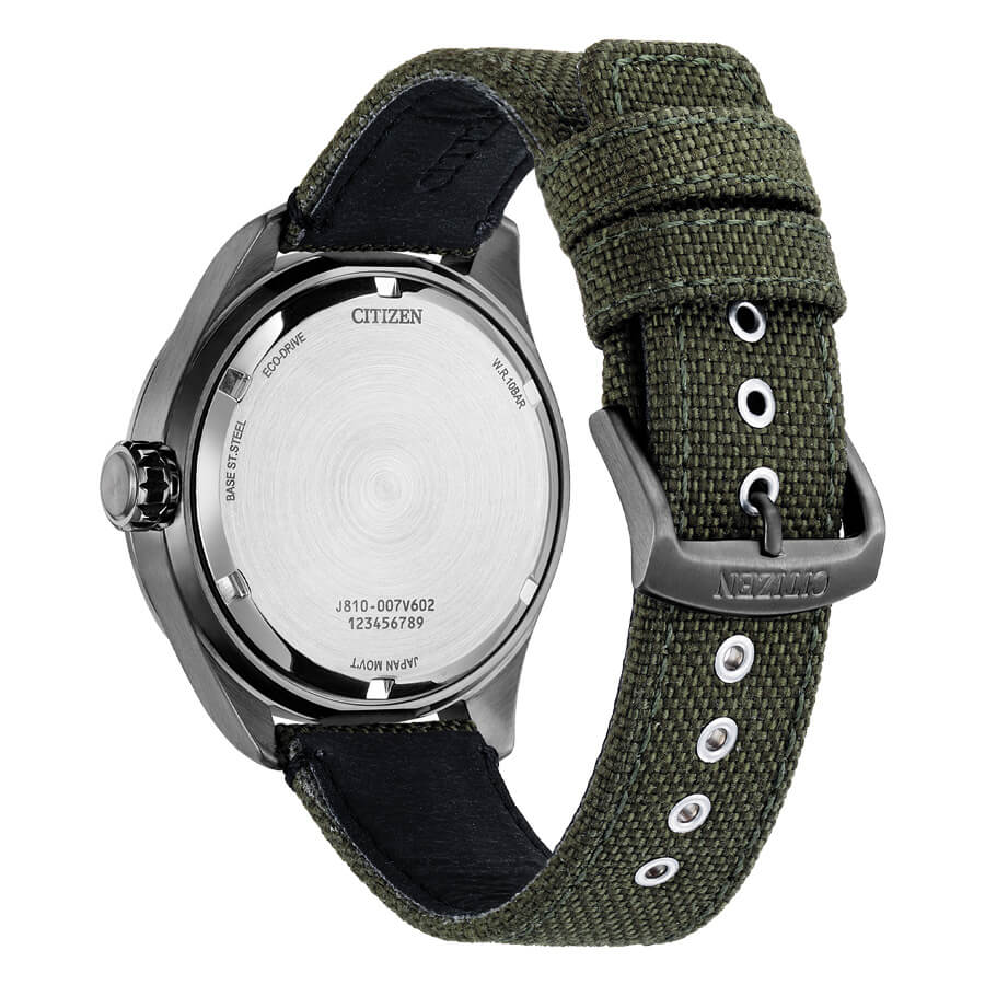 Orologio Citizen Outdoor Eco-Drive Cronografo Acciaio - retro