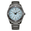 Orologio Citizen Marine Eco-Drive acciaio quadrante azzurro - frontale