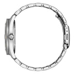 Orologio Citizen Marine Eco-Drive acciaio quadrante nero - lato