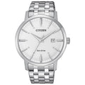 Orologio Citizen Solo Tempo Acciaio Eco-Drive quadrante bianco - frontale