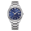 Orologio Citizen Modern Eco-Drive acciaio blu 41mm - frontale
