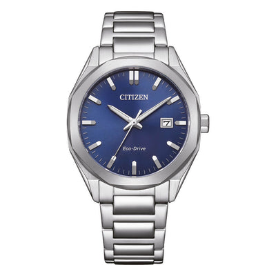 Orologio Citizen Modern Eco-Drive acciaio blu 41mm - frontale