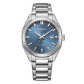 Orologio Citizen Metropolitan Eco-Drive acciaio quadrante blu - frontale