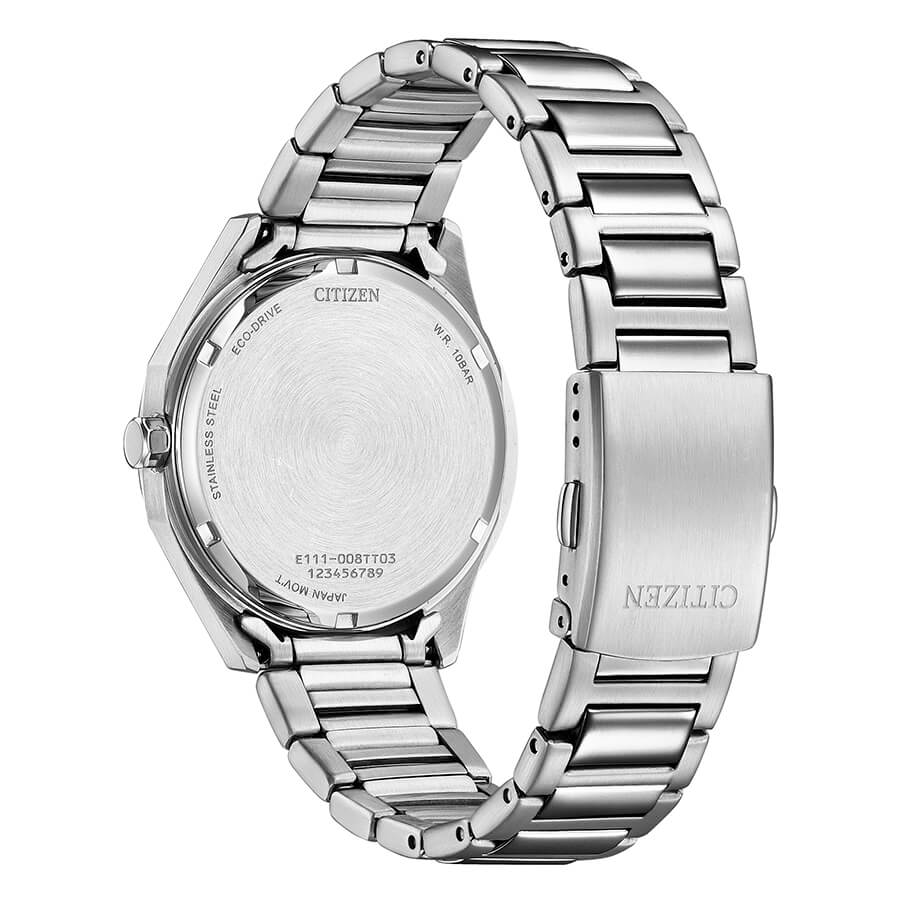 Orologio Citizen Metropolitan Eco-Drive acciaio quadrante blu - retro