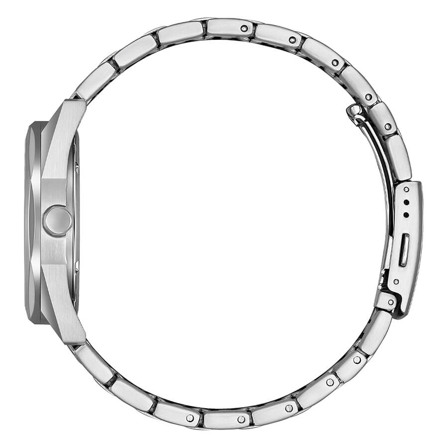 Orologio Citizen Metropolitan Eco-Drive acciaio quadrante blu - lato