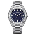 Orologio Citizen Metropolitan Eco-Drive acciaio 41mm blu - frontale