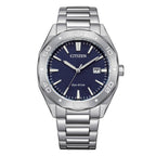 Orologio Citizen Metropolitan Eco-Drive acciaio 41mm blu - frontale