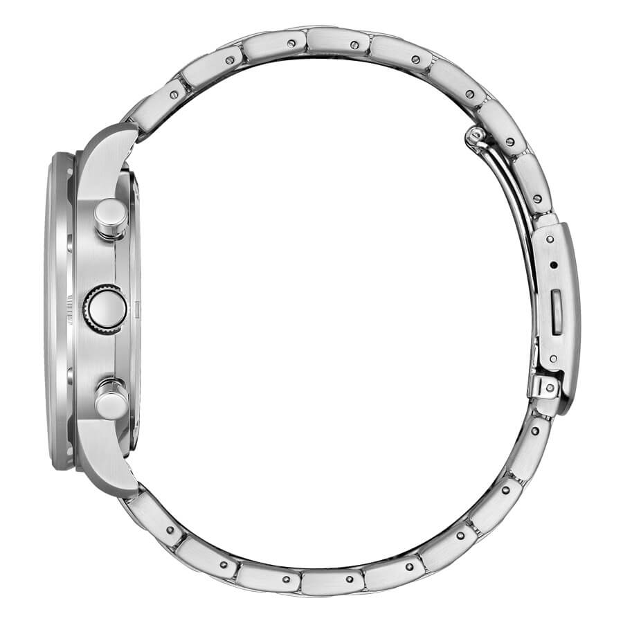 Orologio Citizen Outdoor Eco-Drive Telemetro Quadrante Bianco - lato