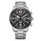 Orologio Citizen Crono Aviator Eco-Drive quadrante nero - frontale