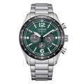 Orologio Citizen Crono Aviator Eco-Drive quadrante verde - frontale