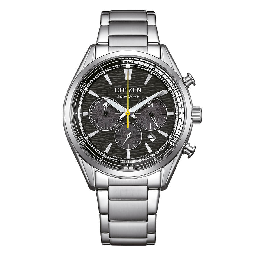 Orologio Citizen Crono Sport Eco-Drive Nero 40mm - frontale