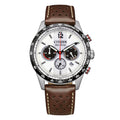 Orologio Citizen Crono Racing Vintage Eco-Drive Pelle - frontale