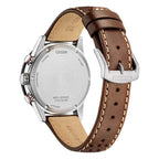 Orologio Citizen Crono Racing Vintage Eco-Drive Pelle - retro