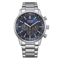 Orologio Citizen Crono Aviator Eco-Drive quadrante blu - frontale