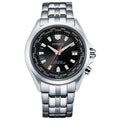 Orologio Citizen Radiocontrollato Solo Tempo Nero e Rosso - frontale
