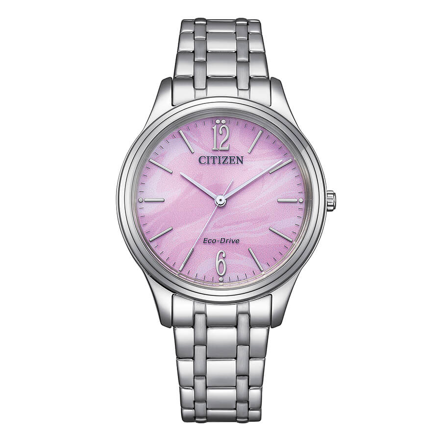 Orologio Citizen Elegance Eco-Drive Donna Madreperla Rosa 34mm fronte
