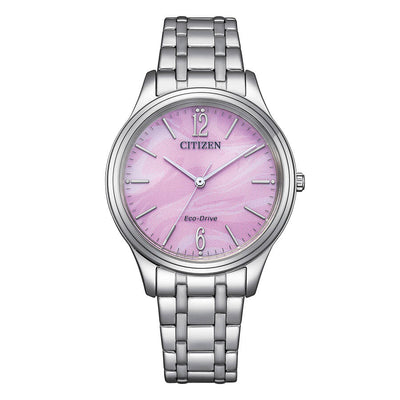 Orologio Citizen Elegance Eco-Drive Donna Madreperla Rosa 34mm fronte