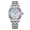 Orologio Citizen Lady Eco-Drive Acciaio Vetro Minerale - frontale