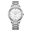 Orologio Citizen Lady Casual Eco-Drive madreperla acciaio - frontale