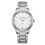 Orologio Citizen Lady Casual Eco-Drive madreperla acciaio - frontale
