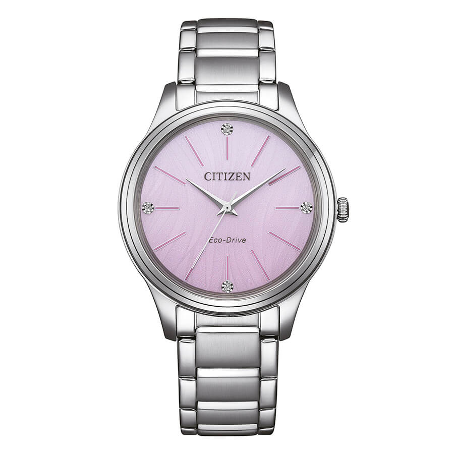 Orologio Citizen Lady Casual Eco-Drive madreperla rosa - frontale