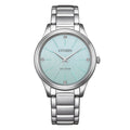 Orologio Citizen Lady Casual Eco-Drive madreperla azzurra - frontale