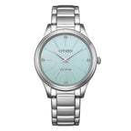 Orologio Citizen Lady Casual Eco-Drive madreperla azzurra - frontale