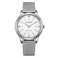 Orologio Citizen Lady Casual Eco-Drive maglia milanese - frontale