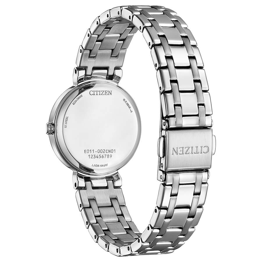 Orologio Citizen Lady Eco-Drive acciaio quadrante blu - retro