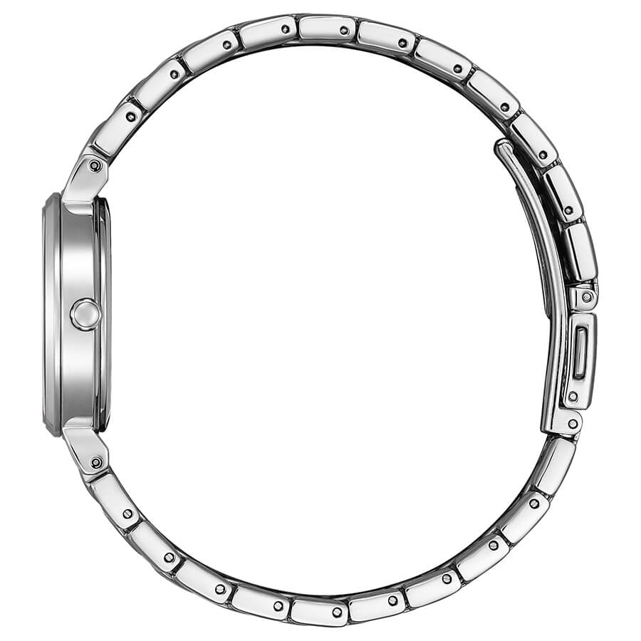 Orologio Citizen Lady Eco-Drive acciaio quadrante blu - lato