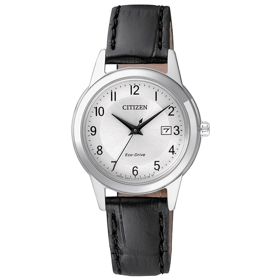 Orologio Citizen Solo Tempo Lady Numeri Arabi Acciaio e Pelle - frontale