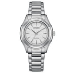 Orologio Citizen Lady Eco-Drive acciaio quadrante bianco - frontale