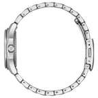 Orologio Citizen Lady Eco-Drive acciaio quadrante bianco - lato