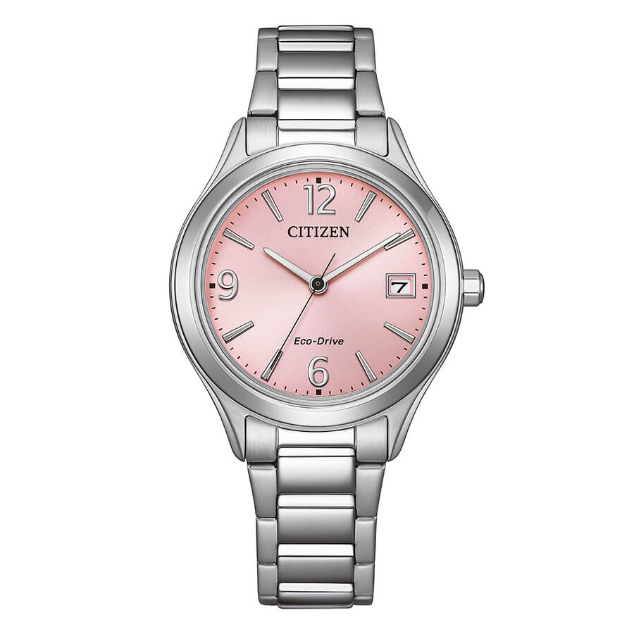 Orologio Citizen Lady Elegance Eco-Drive quadrante rosa - frontale