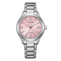 Orologio Citizen Lady Elegance Eco-Drive quadrante rosa - frontale
