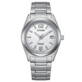 Orologio Citizen Lady Eco-Drive supertitanio quadrante bianco - frontale