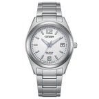 Orologio Citizen Lady Eco-Drive supertitanio quadrante bianco - frontale