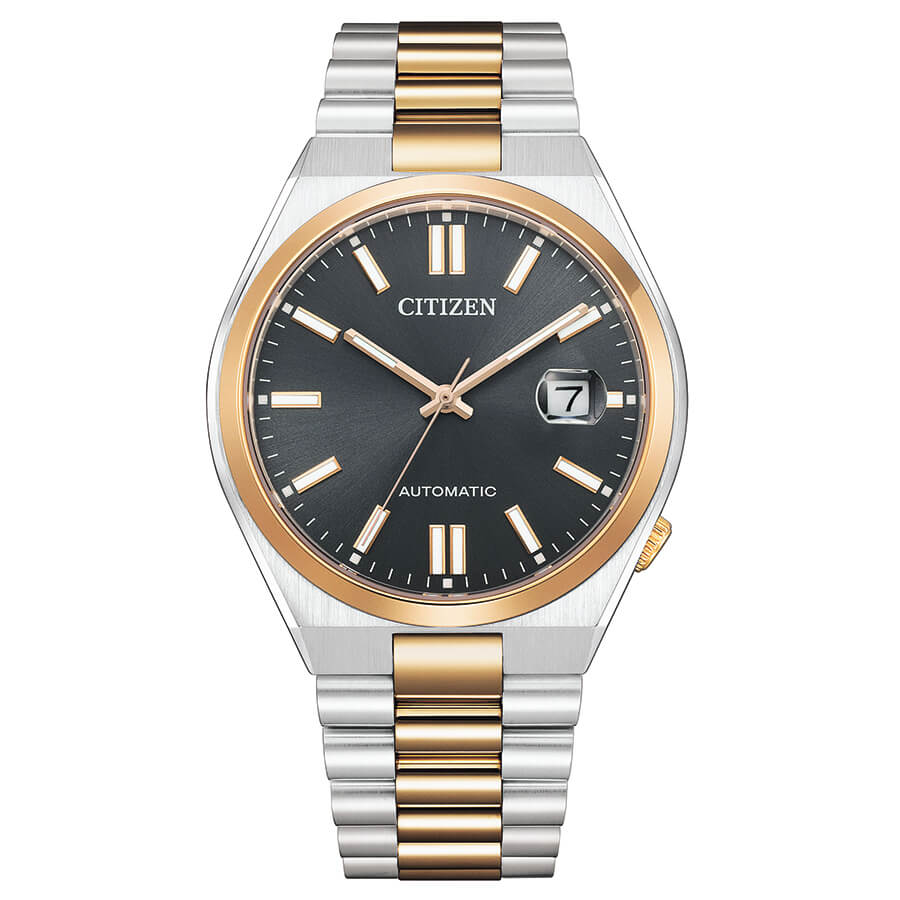 Orologio Citizen Tsuyosa Automatico quadrante grigio scuro - frontale