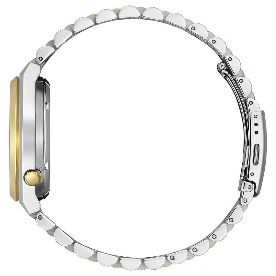 Orologio Citizen Tsuyosa Automatico quadrante grigio scuro - lato