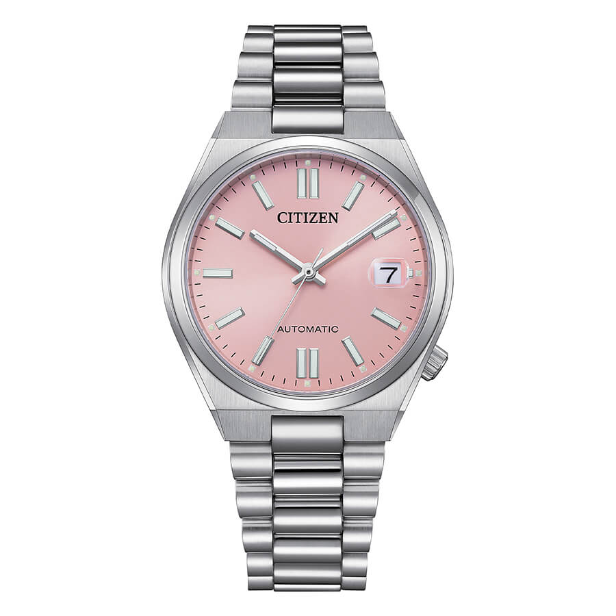 Orologio Citizen Tsuyosa Automatico quadrante rosa - frontale
